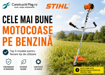 Cele mai bune motocoase pe benzină: 5 modele STIHL comparate