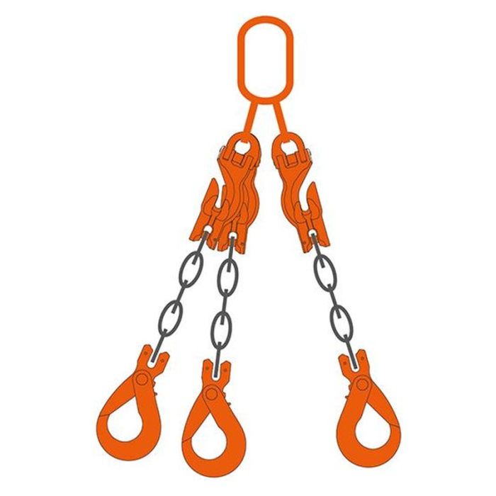 Dispozitiv de ridicare Rema RMA-RDG-RCS cu 3 lanturi 10mm 8400kg 1m