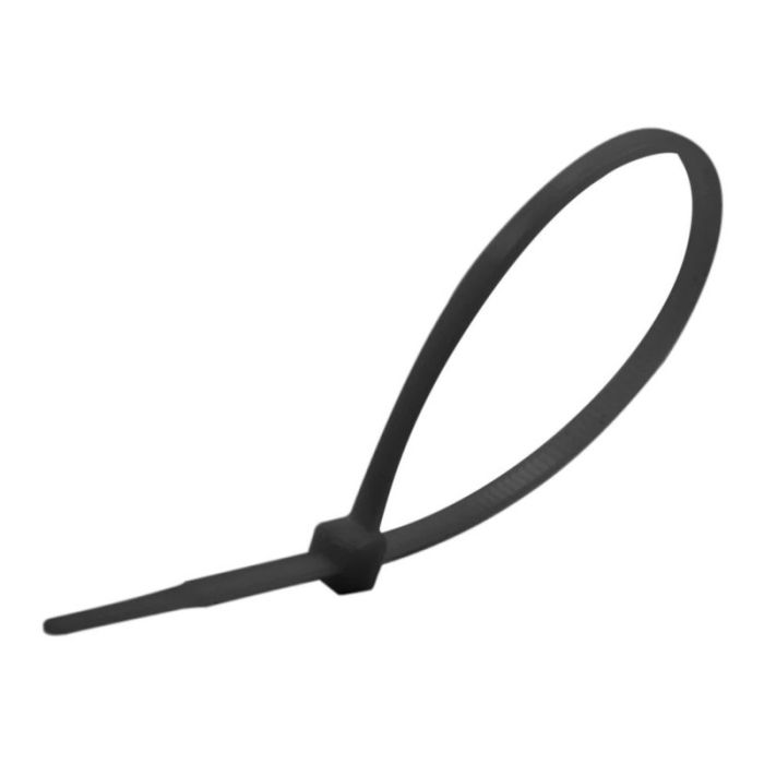 Coliere pentru cabluri tip fasete CPN UV 3.6x250mm negre set 100 bucati ENERGO
