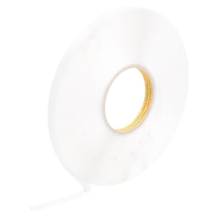 Banda dublu adeziva 3M 4614F, transparenta, 12mm, 33m