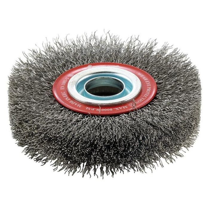 Perie de sarma Forum, ondulata, otel, 100x0.3x20 mm