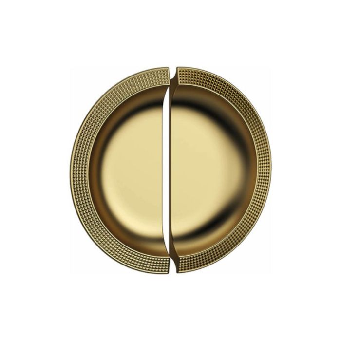 Maner metalic LOTUS distanta 64mm auriu lucios ENERGO