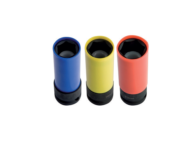 Cap cheie tubulara de impact Unior, 1/2" pentru jante din aliaj, varianta lunga, 21mm