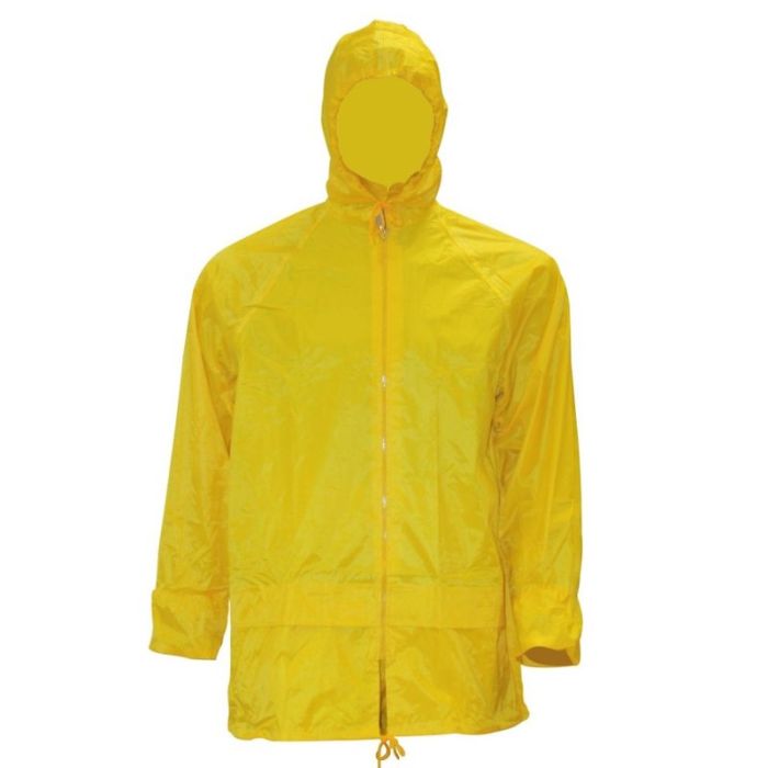 Pelerina impermeabila ATLANTIS marimea XL scurta din PVC/poliester galbena ENERGO