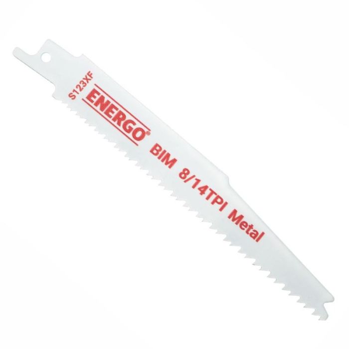 Panza fierastrau sabie Energo S123XF, 100mm, pas 3-1.8mm, 8-14 dinti/inch, 5 bucati