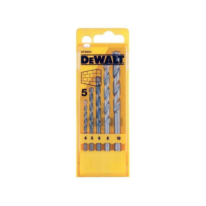 DeWALT - Burghie pentru zidarie, 5 piese [DT6952-QZ]