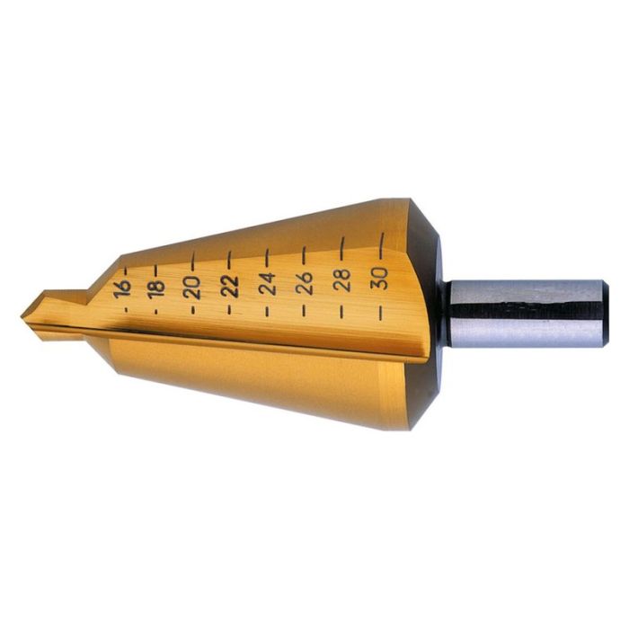 Burghiu conic pentru tabla TiN Forum, 4-31mm