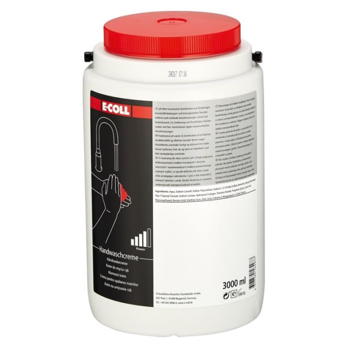 E-COLL - Crema de spalat maini recipient rotund 3l e-coll [4317784243742]