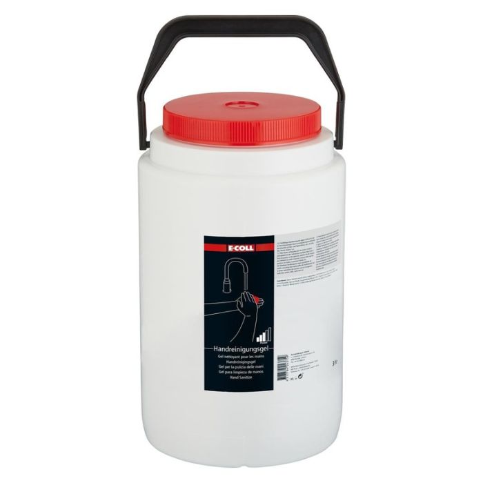 E-COLL - Gel pentru curatare maini recipient rotund 3l e-coll [4317784243759]