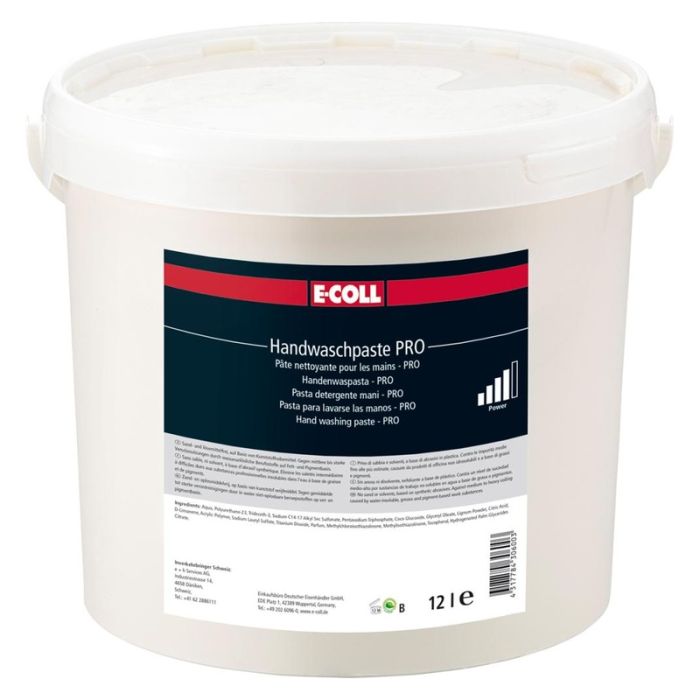 E-COLL - Pasta pentru spalat maini, galeata de 12 l de calitate premium e-coll [4317784306003]