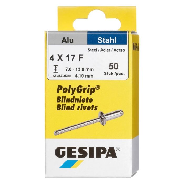GESIPA - Mini pachet polygrip aluminiu/otel 4 x 17 gesipa [1433849]