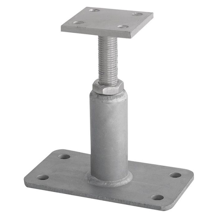 GH Baubeschläge - Baza coloana tip pr reglabila in inaltime. 80x80x8.0mm [19534100]
