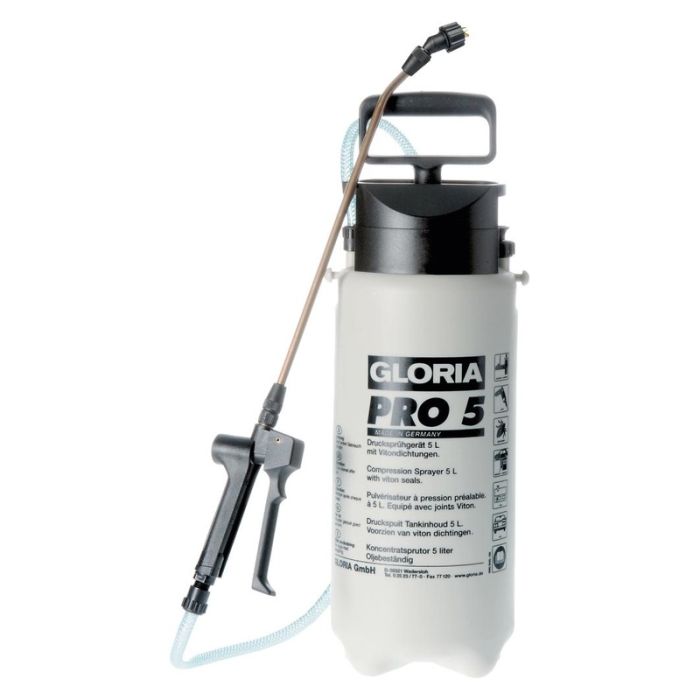 Pompa de stropit manuala Gloria Garten Pro 5 rezistent la ulei, 5L