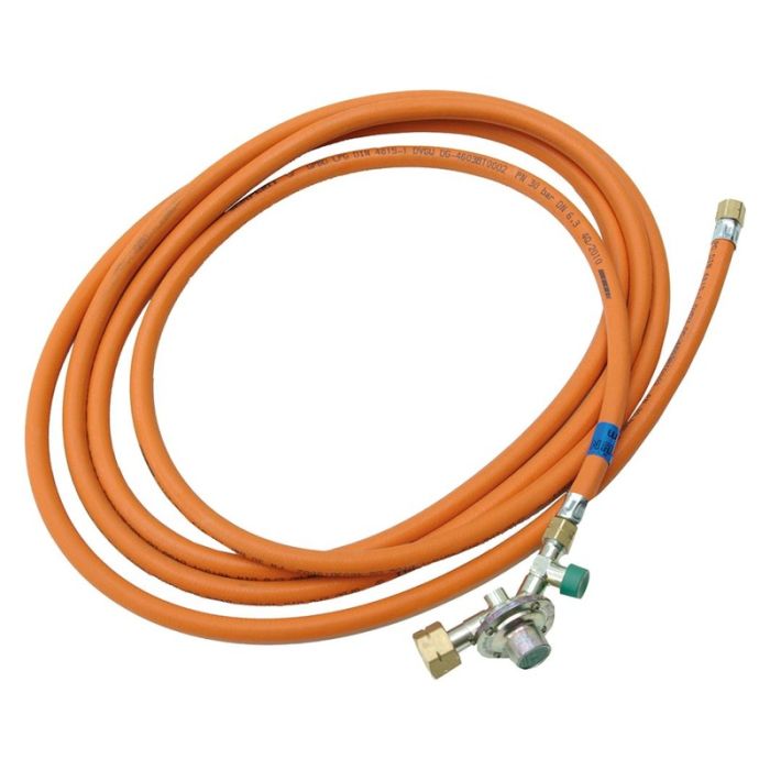 Furtun Grun gaz/propan/butan cu regulator + SBS 5m