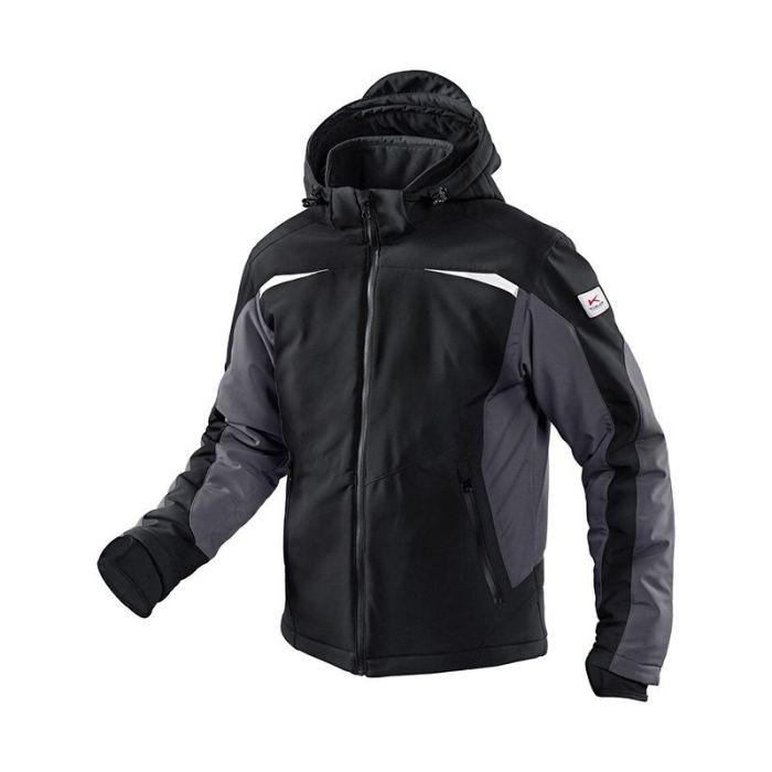 KUBLER - Jacheta de iarna softshell, negru/gri, mas. 2XL [1041-7322-9997/2XL]