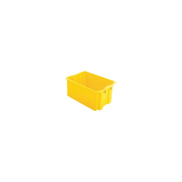 Cutie depozitare LA-KA-PE 60L 650x450x280mm galben