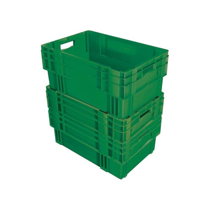 LA-KA-PE - Cutie stivuibila DTK 600x400x420mm, verde [644200203]