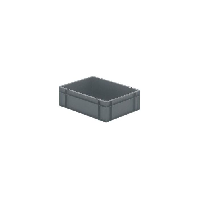Cutie stivuibila LA-KA-PE TK400/120-0 400x300x120mm gri fara maner