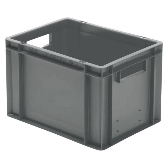 Cutie stivuibila LA-KA-PE TK400/270-0 400x300x270mm gri cu maner