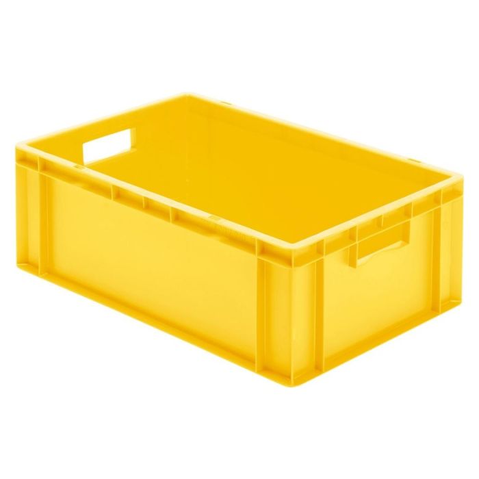 Cutie stivuibila LA-KA-PE TK600/210-0 600x400x210mm galbena cu maner