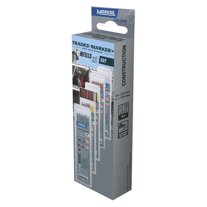 Markal - Markal trades set de cabluri de reincarcare uscata cu marker rosu [22223]