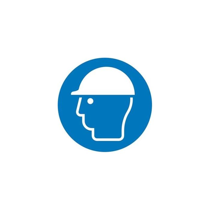 No Name - Indicator obligatoriu din aluminiu 315mm, folositi protectie pentru cap [4044589367785]