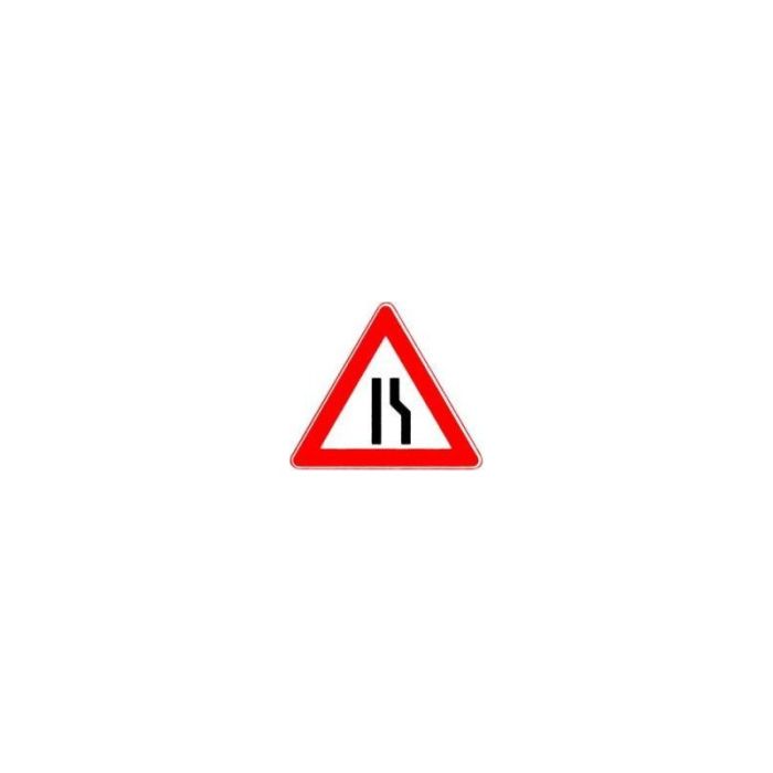 No Name - Indicator triunghi atentie drum ingustat pe dreapta, 900mm, folie RA1 [4251783601816]