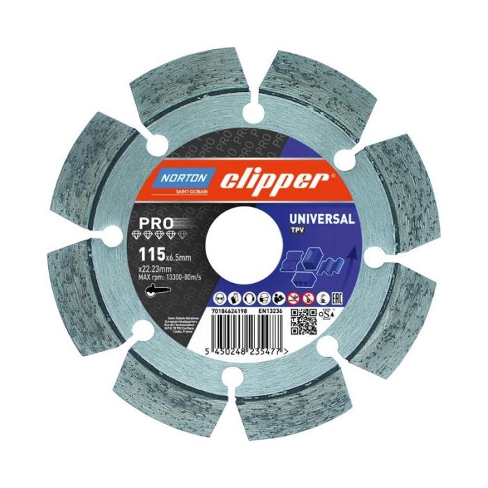 NORTON - Disc diamantat beton Pro Universal TPV 125x22.23mm [70184624199]