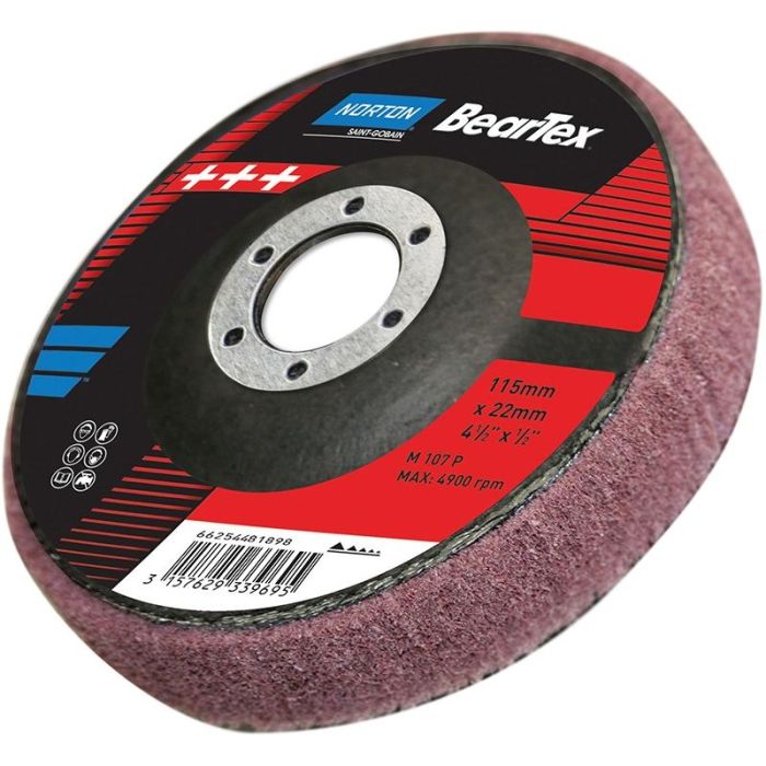 Norton - Disc abraziv fleece, 115mm, foarte fin [66254481898]