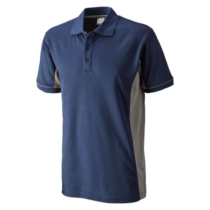 promodoro - Tricou Polo Function Contrast, albastru/gri, mas. 3XL [4520-5G-XXXL]