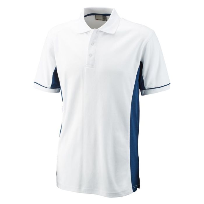 promodoro - Tricou Polo Function Contrast, alb/mov, mas. L [4520-WO-L]