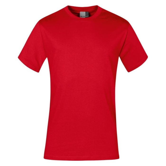 promodoro - Tricou Premium 3099, rosu, mas. XXL [3099-36-XXL]