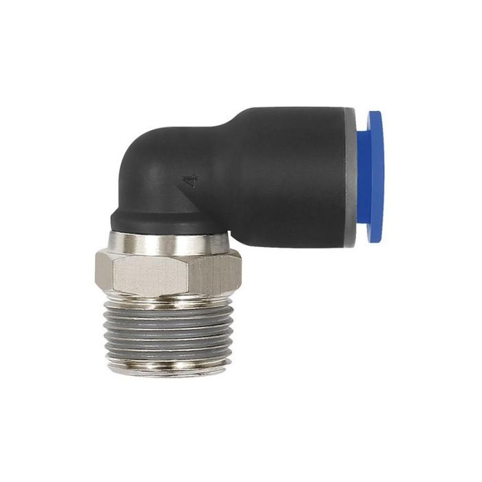 RIEGLER - Racord rapid in L aer comprimat, tata R1/2", Ø12mm [126.012-12]