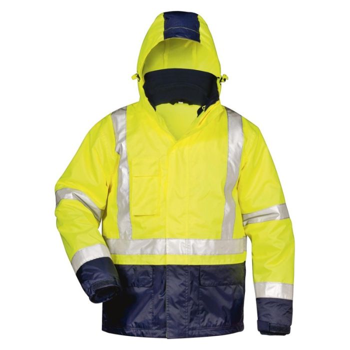 SAFESTYLE - Jacheta reflectorizanta Alf, galben/albastru, mas. M [23502/M]