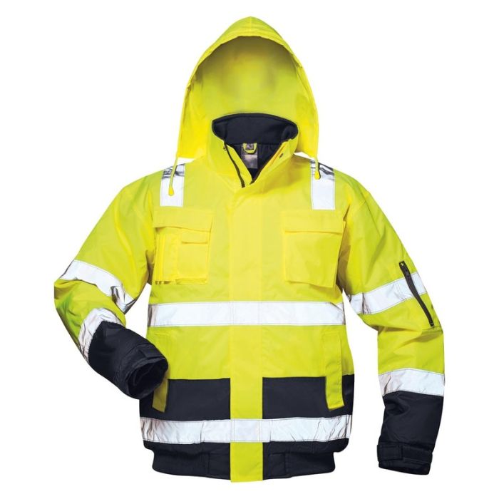 SAFESTYLE - Jacheta pilot reflectorizanta Axel, galben/albastru, mas. L [23544/L]
