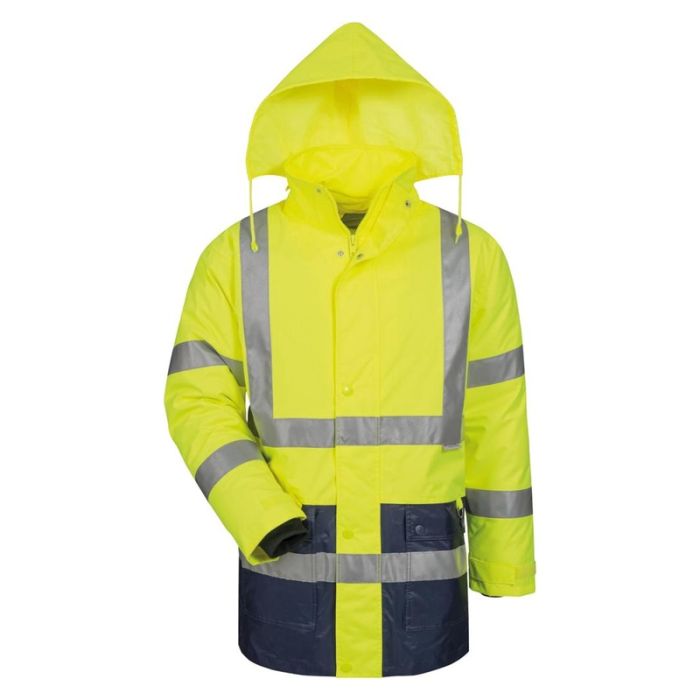Safestyle - Parka de avertizare, marime m, galben/albastru [23528/M]