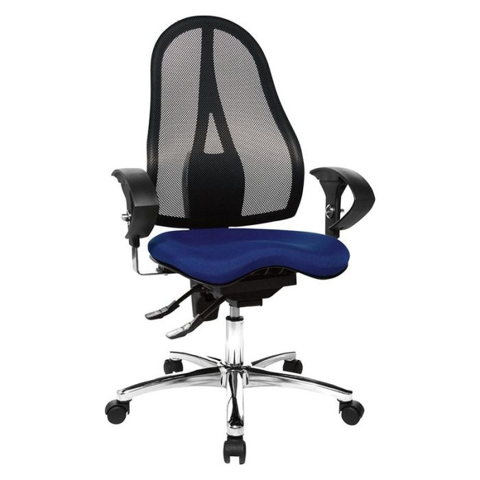 Topstar - Scaun pivotant Sitness 15, albastru/negru [ST19UG26]