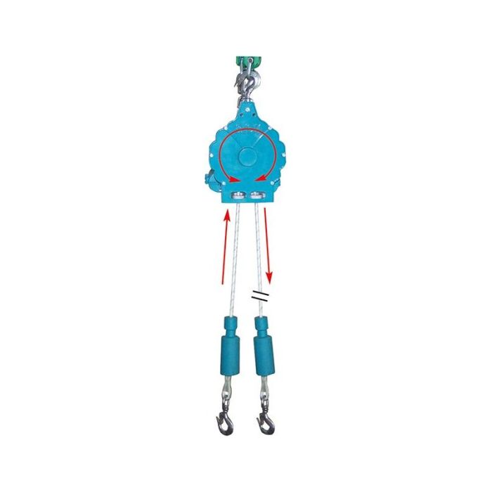 Capacitate de sarcina cablu de ridicare 90kg 230 v franghie 50 m 8 mm [60730]