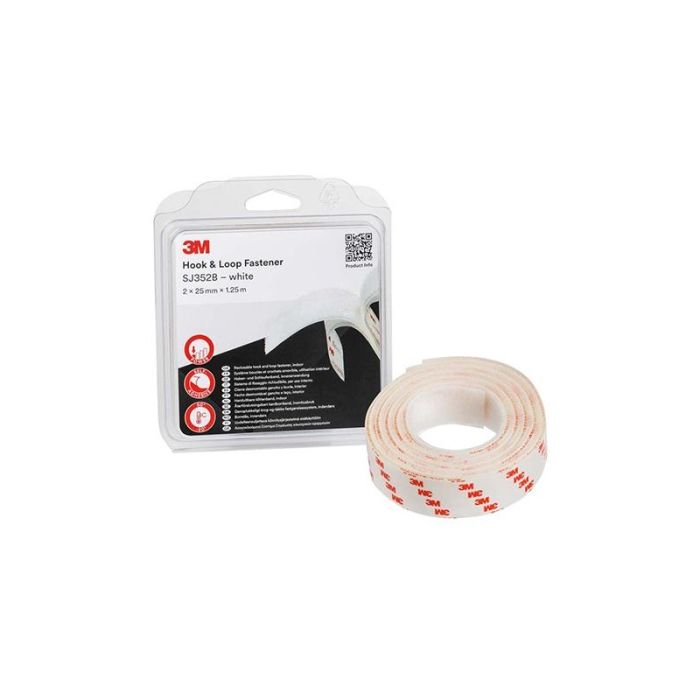 Banda adeziva velcro 3M Scotchmate SJ352D, negru, 25mm, 5m