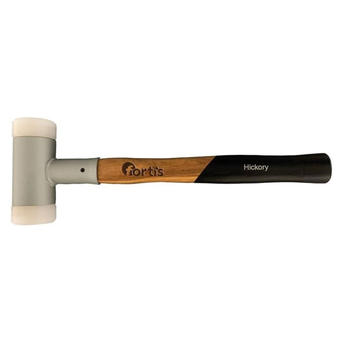 fortis - Ciocan cu cap moale 30mm cu maner Hickory, fara recul [4063726008107]