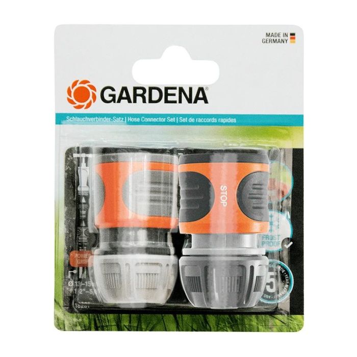 Gardena - Set conector pentru furtun 13 mm (1/2")/15 mm (5/8") [18279-20]