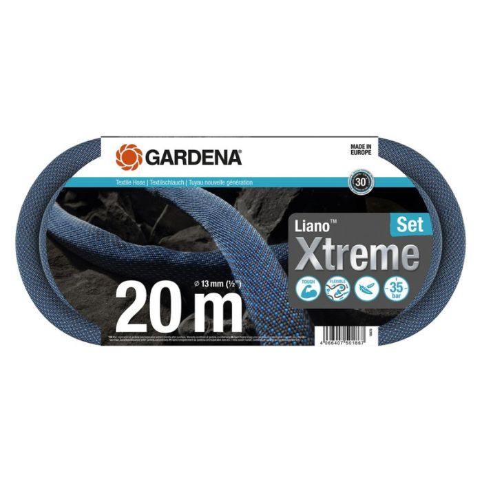 Gardena - Set furtun textil liano xtreme 1/2" 20m [18470-20]
