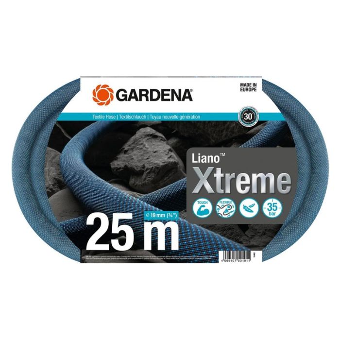 Gardena - Set furtun textil liano xtreme 3/4" 25m [18482-20]