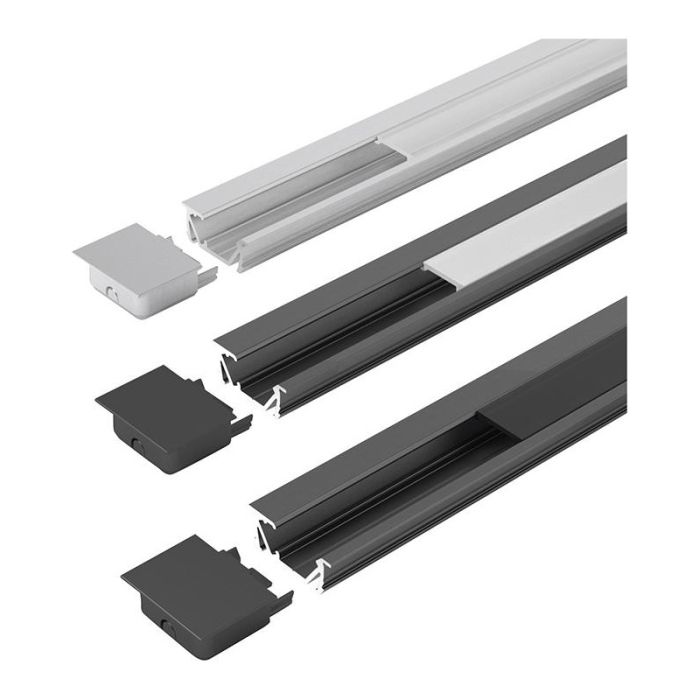 HALEMEIER - Channelline g2 negru, aluminiu opall3m + profil de acoperire [5587606]