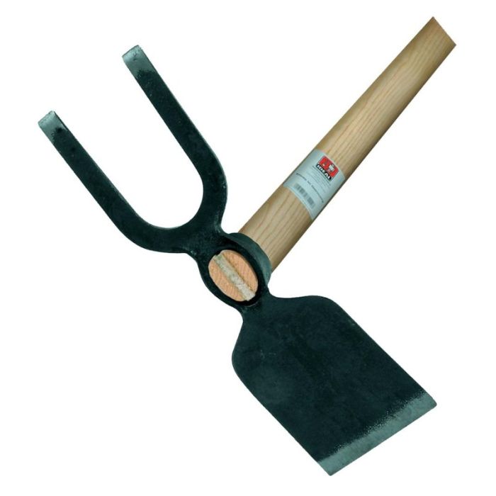 IDEALSPATEN - Sapa dubla cu maner din lemn, 700g, 1350mm [66720001]