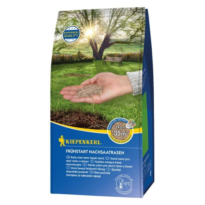 KIEPENKERL - Gazon de pornire 1,0 kg incepe devreme reinsamantare bloc de gazon sac de pamant kiepenkerl [651852]