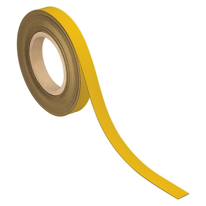 MAUL - Banda magentica pentru scris, galben, 2cm, 10m [6524315]