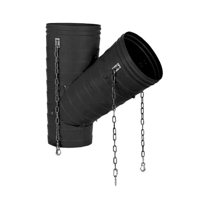 muba - Ramura din plastic pentru teava de moloz [11040]