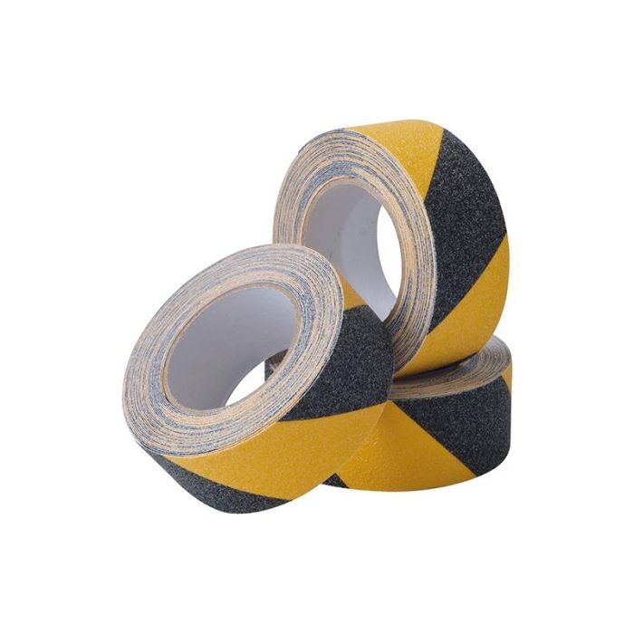 NONSLIP-Tape - Banda anti alunecare, negru/galben, 50mm, 18m [4053569854528]
