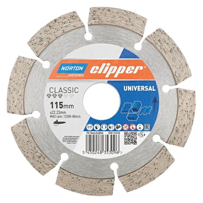 Norton - Clipper taiere diamant clauni 18100 115x22,23 mm [70184626806]